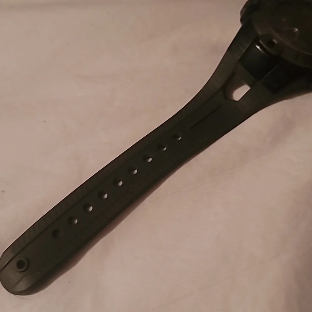 Timex T5K802 Marathon Black Resin Case with Black Rubber‎ Band Men's Wristwatch